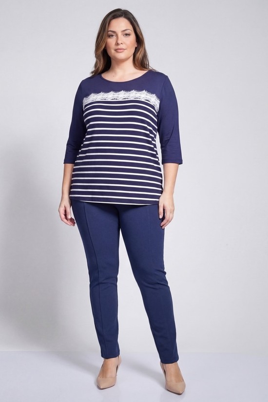 SCUBA CREP ΠΑΝΤΕΛΟΝΙ ΜΕ ΛΑΣΤΙΧΟ ΣΤΗ ΜΕΣΗ ΜΠΛΕ DINA