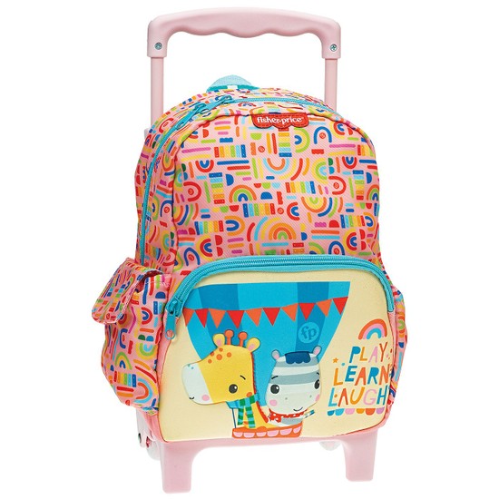 Τσάντα Τρόλευ Νηπίου Ανατομική Πλάτη Fisher Price Balloon 35x25x15cm  SXT-3469