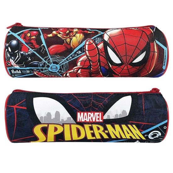 Κασετίνα Βαρελάκι Spiderman 23x8cm  SXT-2473