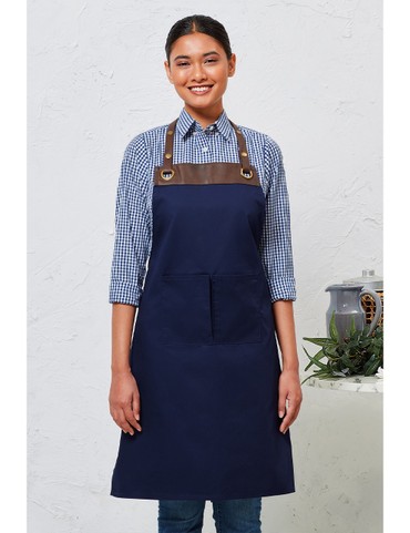 Ποδιά Ολόσωμη με τσέπη PR123 'Espresso'