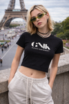 Γυναικείο Κροπ T-shirt με τύπωμα