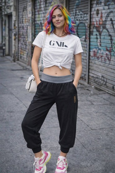 Γυναικείο Κροπ T-shirt με τύπωμα